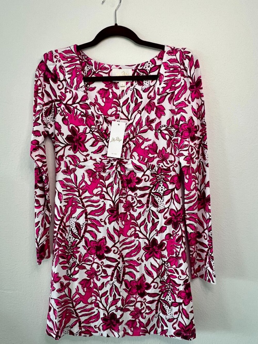 NWT Lilly Pulitzer Anne Skirted Romper In Elder Blossom Size Medium Floral